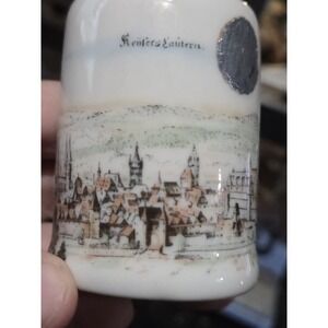 Pair Of Miniature Beer Stein Munchen Bavaria Mini Shot Glass  Souvenir Germany